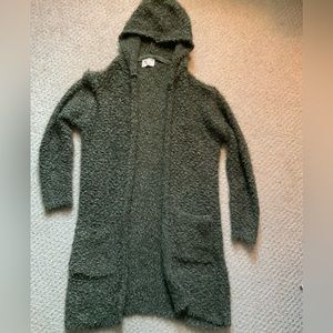 Poof Appearal Hooded Cardigan